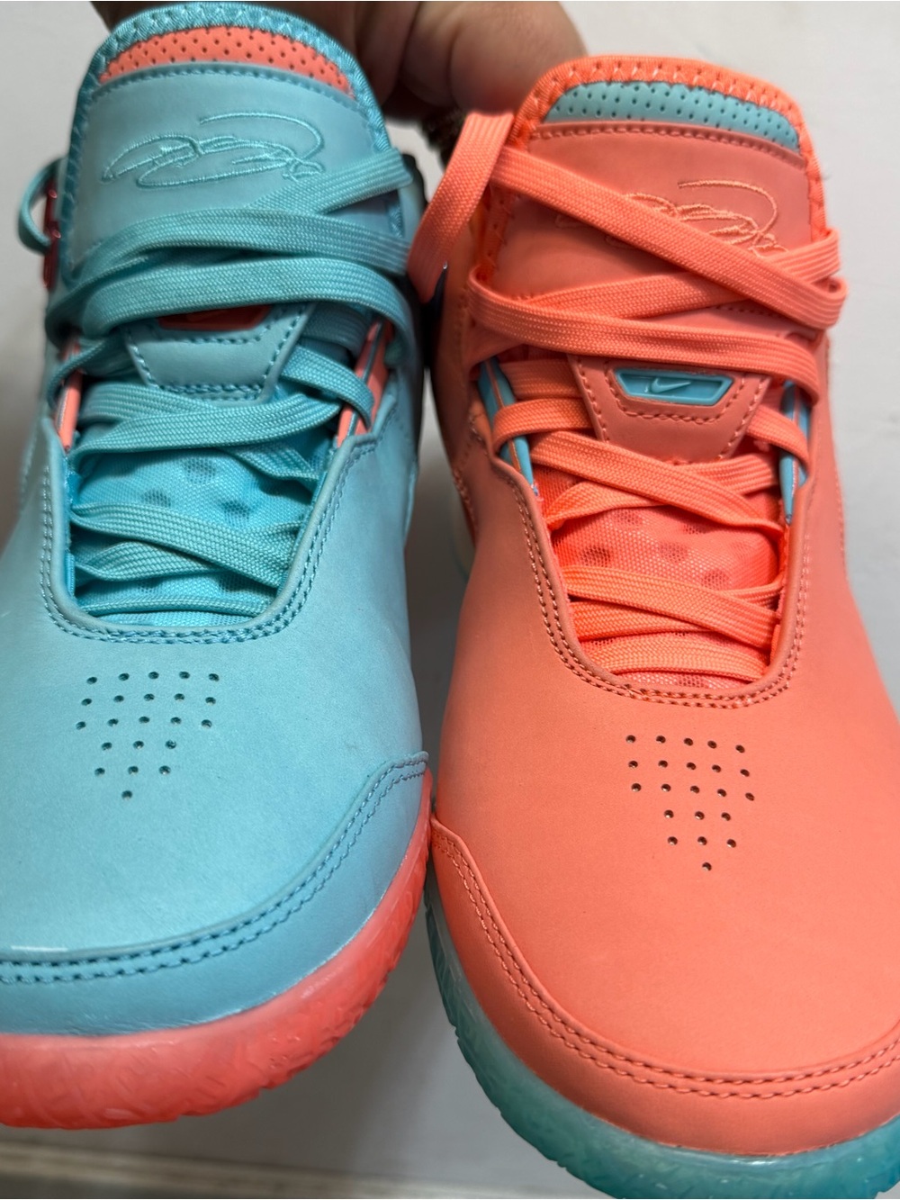 Nike Zoom LeBron NXXXT Gen AMPD "Blue/Mango" Men's Basketball Shoes